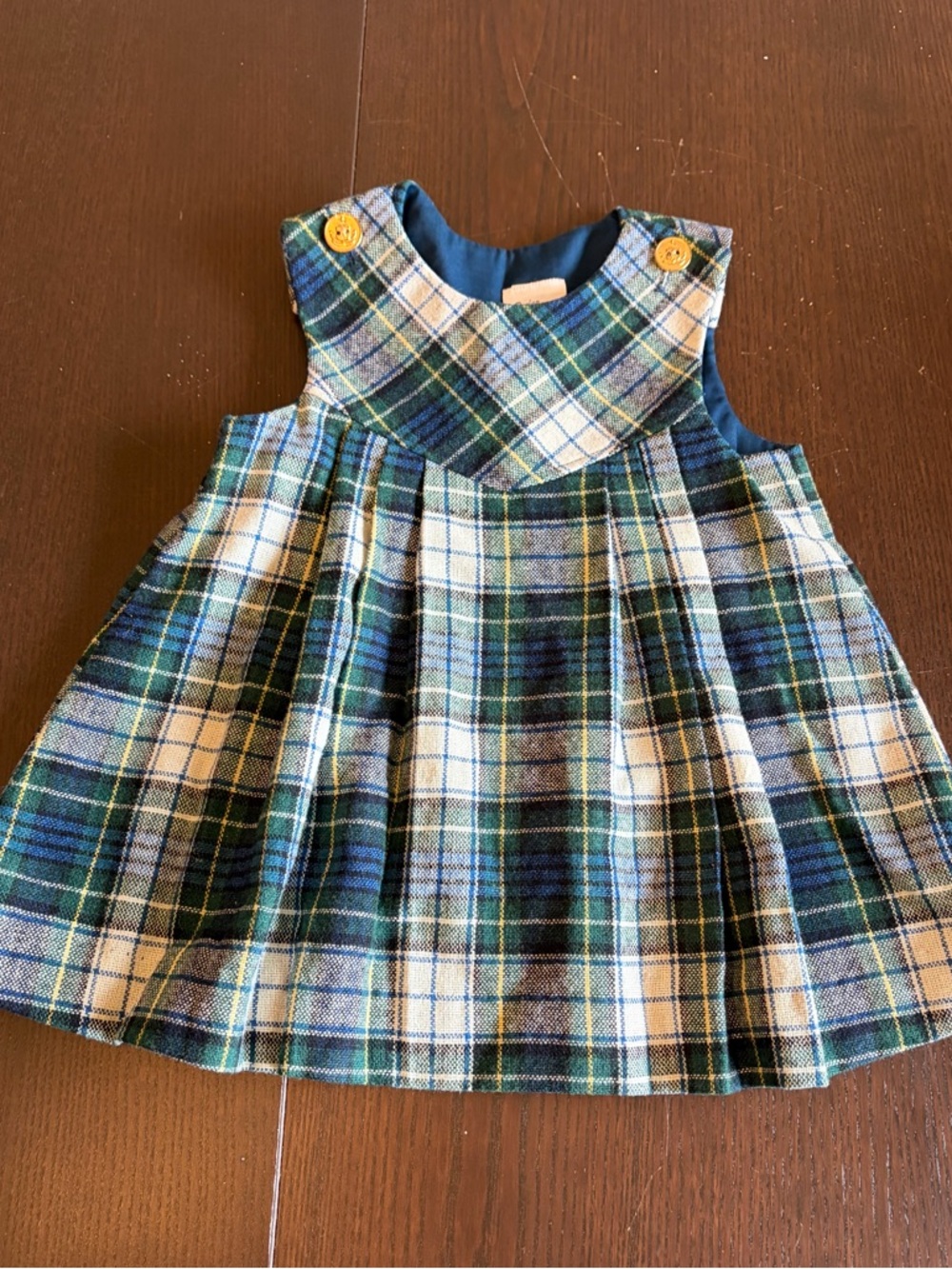 Good Lad 3T tartan dress - structured